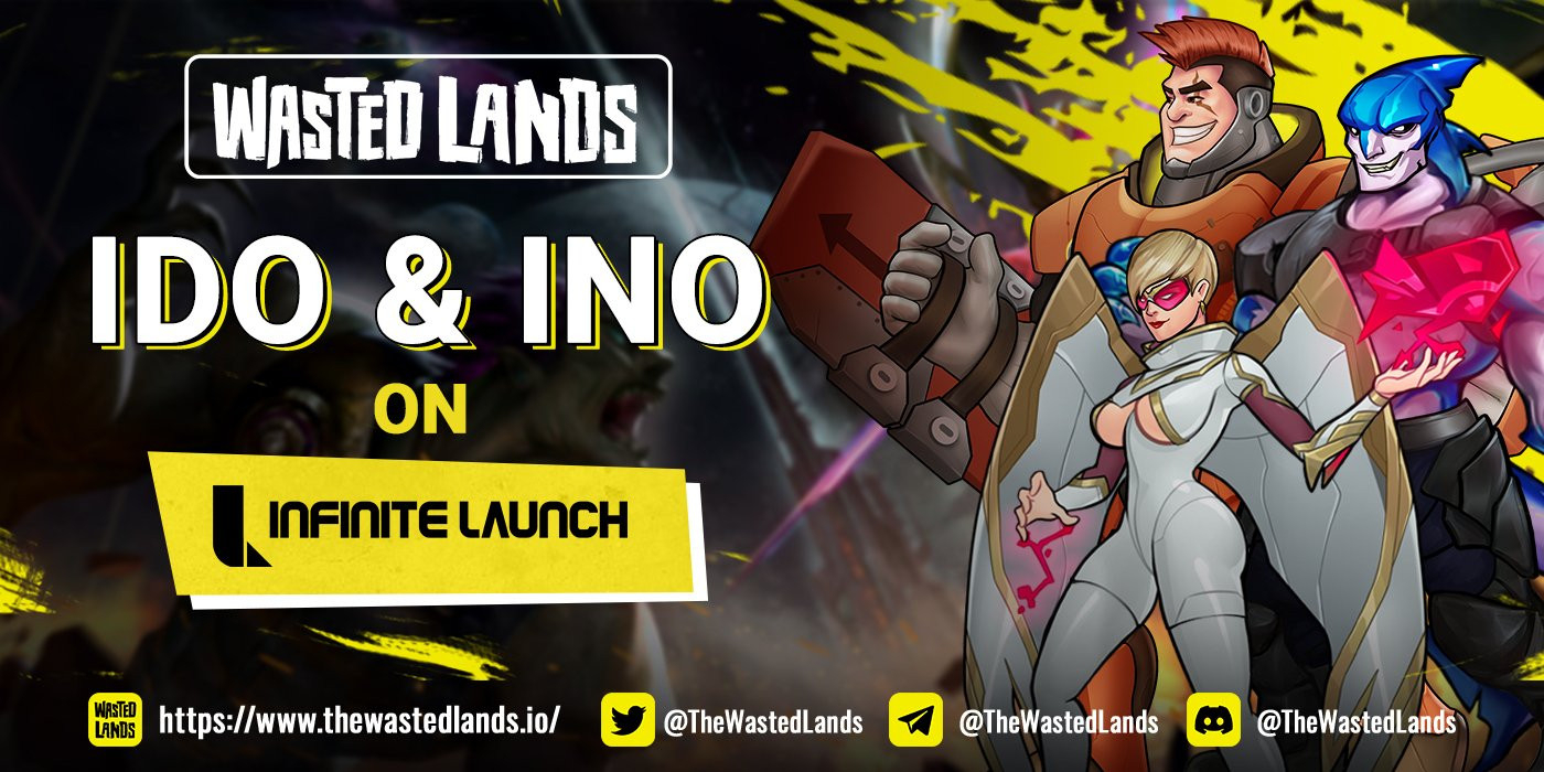 The Wasted Lands – The first NFT & Puzzle-RPG Game on Infinite Launch can reach ROI ATH up to 13 times.