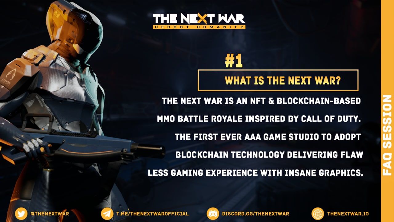 The Next War - A blockchain-enabled Battle Royale game is ready to be released on Infinite Launch